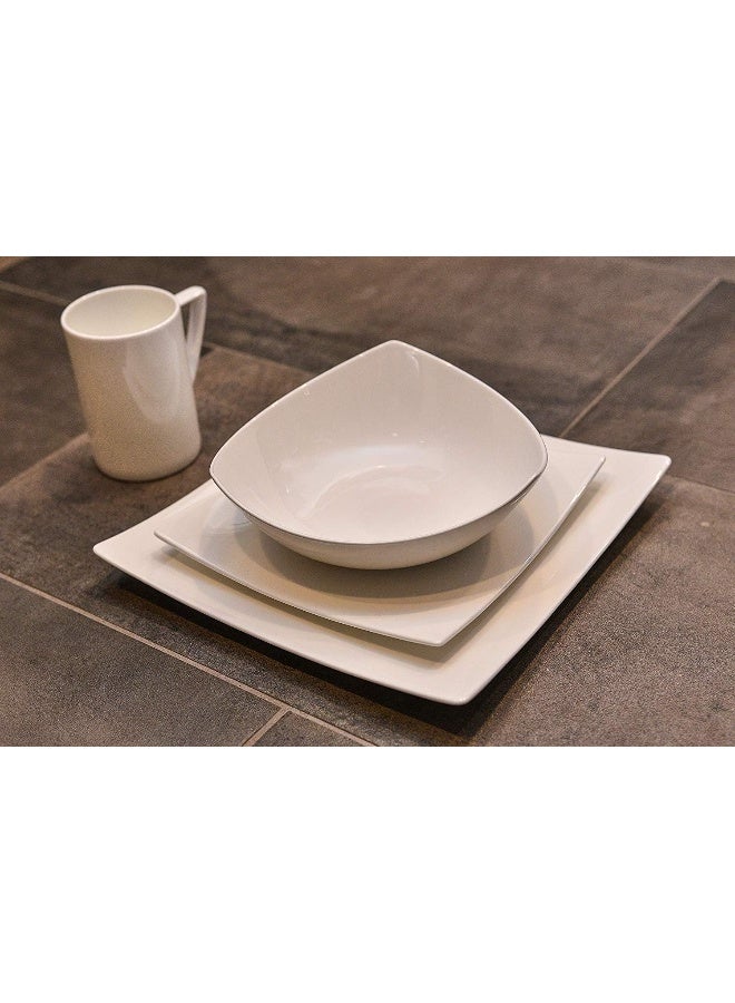 Red Vanilla Extreme White 16 Piece Dinner Set - Image 4