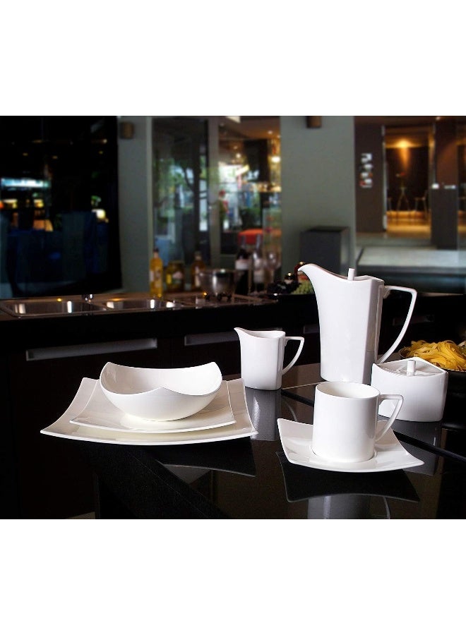 Red Vanilla Extreme White 16 Piece Dinner Set - Image 3