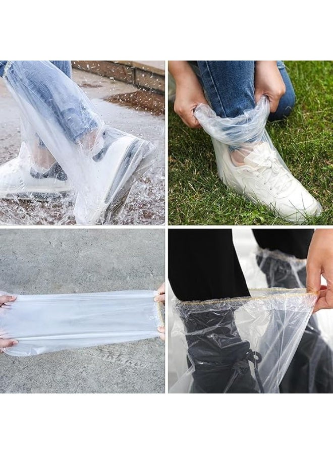 10 Pairs Waterproof Boot Covers, plastic material, Non-Slip Outdoor Waterproof Shoe Protectors - Image 4