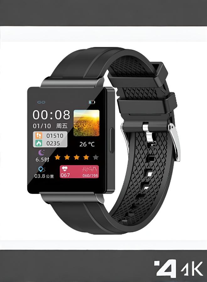 Smart Band: Non-Invasive Blood Sugar, HR, BP, SpO2, Smart Door & Temp Control, NFC - Image 1