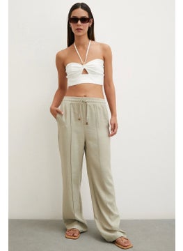 Waist Tie Trousers Stone