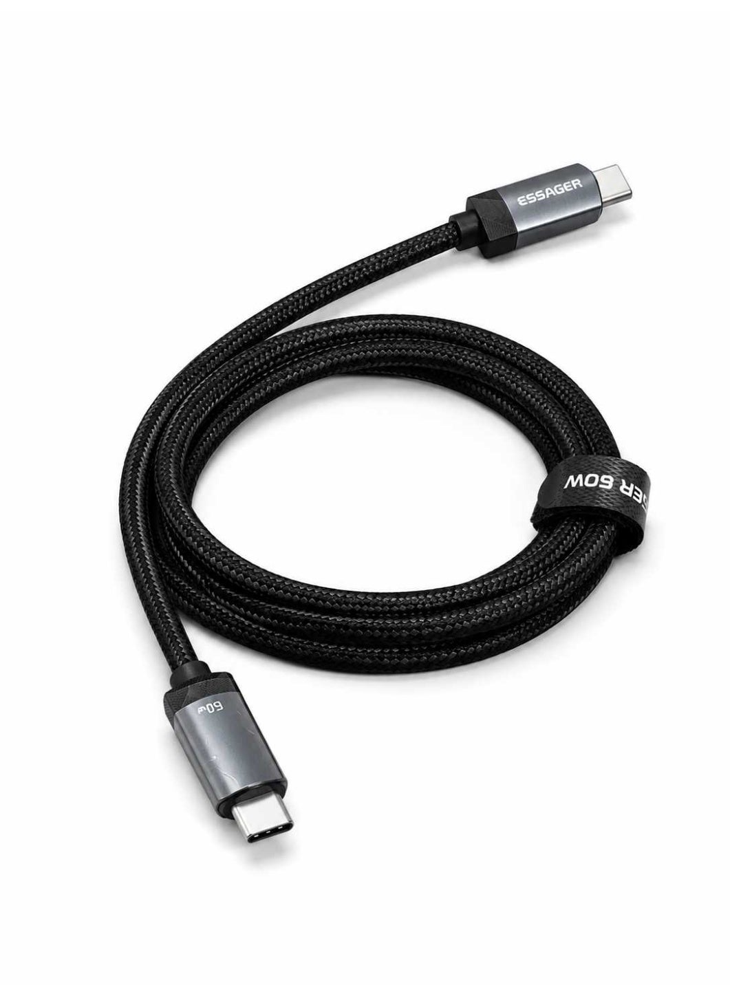 ESSAGER ESSAGER Usb C To Usb C Cable Digital Display Usb C Charger Cable 100W Z3E90B1499F1E5691819EZ