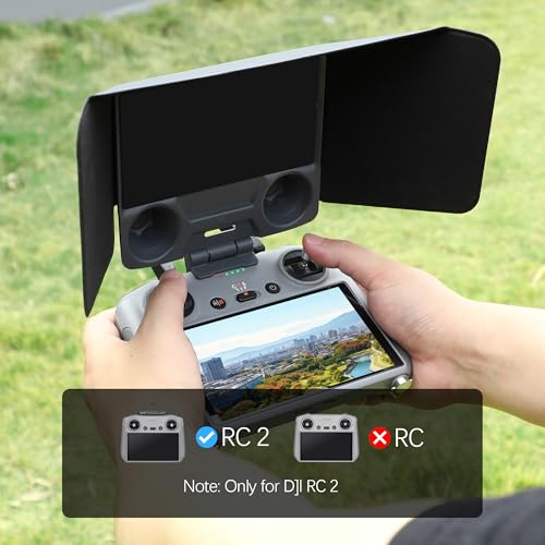 FPVtosky RC 2 Controller More Protector Kit for DJI Mini 4 Pro / Flip Accessories, Kit includes RC 2 Sun Hood Cover, RC 2 Lanyard, RC 2 Screen Protection x 2, RC 2 Accessories, Air 3 Accessories - Image 3