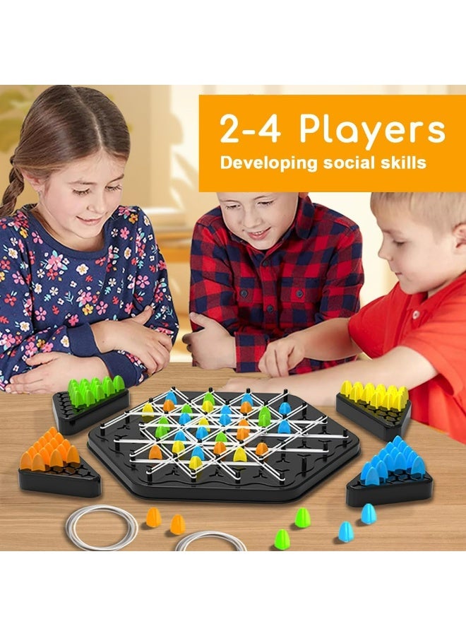 Triangle Sequencing Chess Game – Strategic Family Board Game for 2–4 Players, Ages 3+ (1 Set) - Image 2