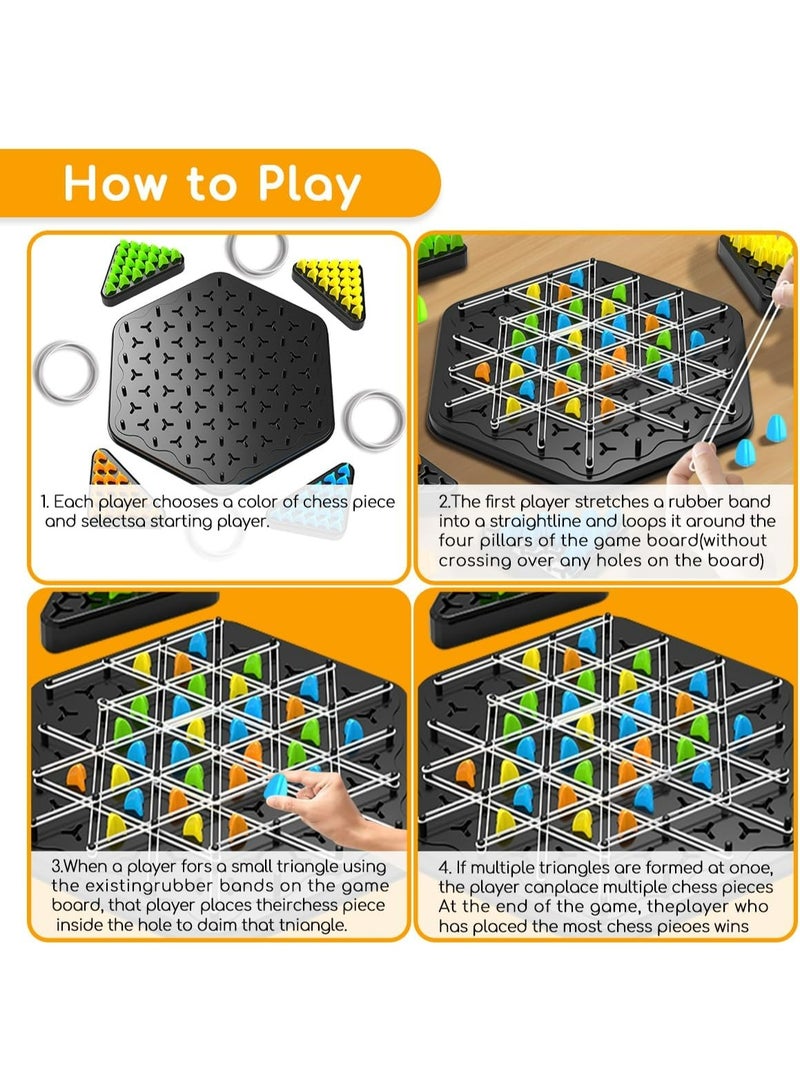 Triangle Sequencing Chess Game – Strategic Family Board Game for 2–4 Players, Ages 3+ (1 Set) - Image 4