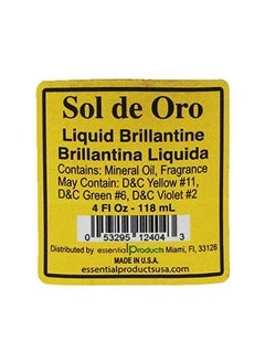 elp essential Sol De Oro Liquid Brillantine Clear 4 Fl OzBrillantina Liquida Blanca  - Image 5