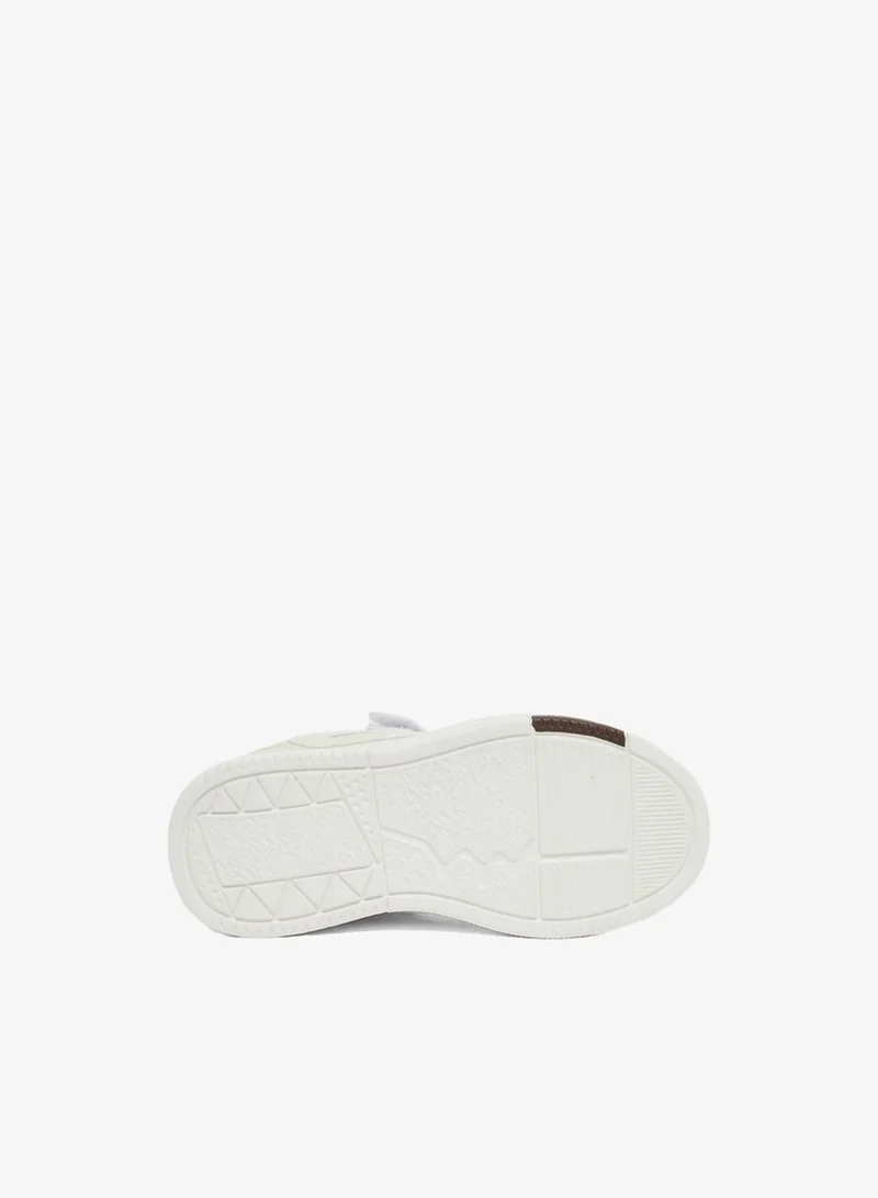 Styli Active Panelled Sneakers with Hook and Loop Closure