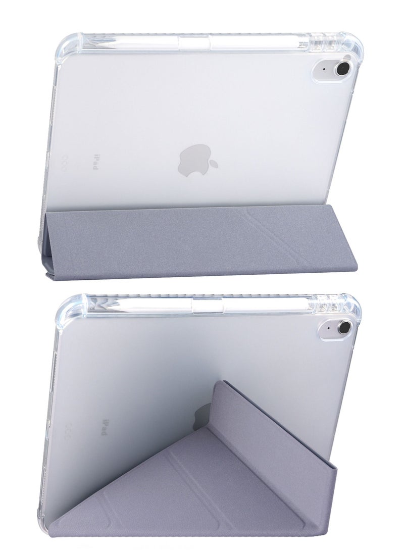 كابتن تيك جراب iPad Mini 6 الجديد مع حامل قلم رصاص 8.3 بوصة 2021 ، غطاء ذكي ثلاثي الطي مع حامل أقلام رصاص لـ 2021 iPad Mini 6th Generation A2567 A2568 A2569 - Image 2