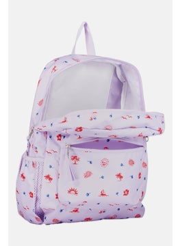 JANSPORT Women Brand Logo Print Backpack 46 H X 40 L X 15 W cm, Purple  - Image 4