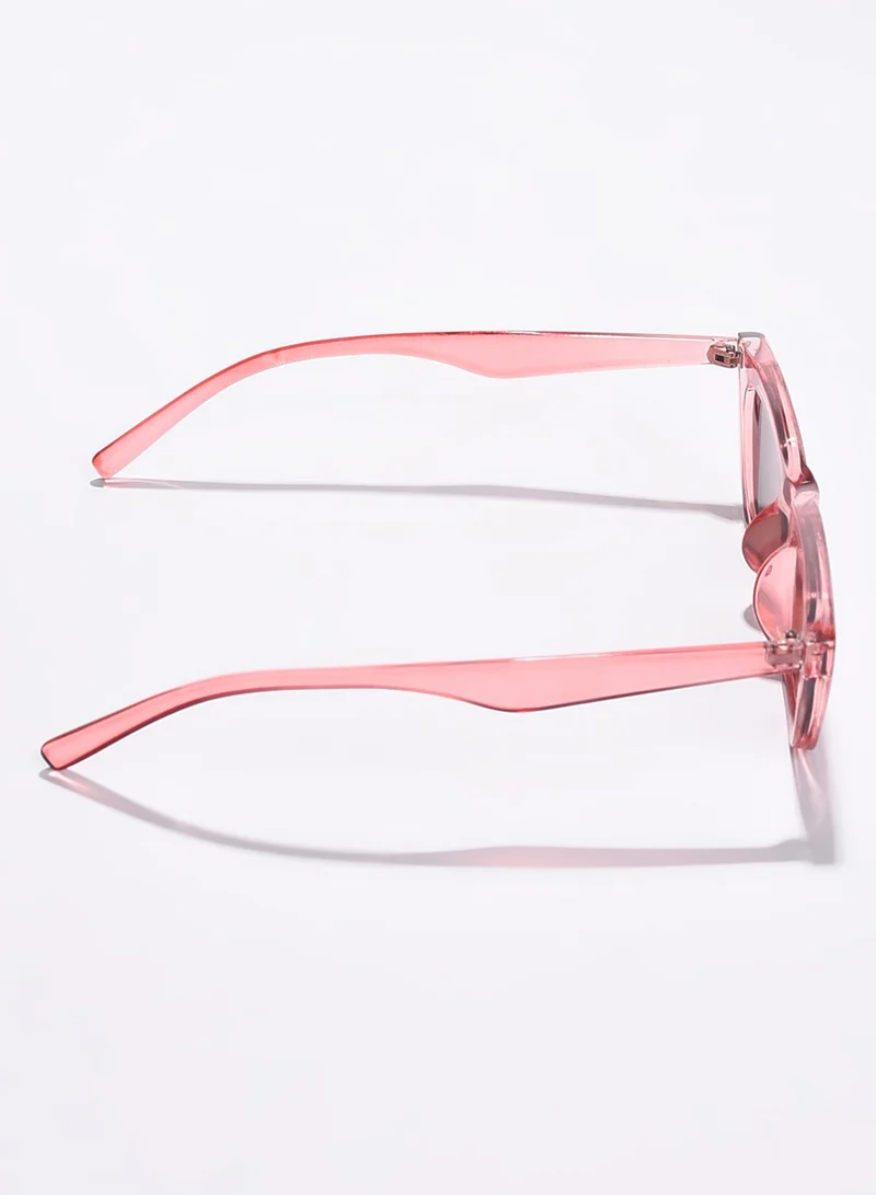 Haute Sauce Brown Lens Pink Butterfly Sunglasses