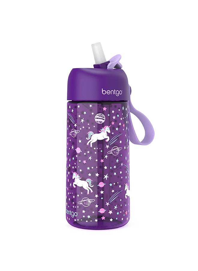 Kids Prints Water Bottle15 Oz. Leak Proof, Bpa - Free Cups For Toddlers And Children With Flip - Up Safe - Sip Straw For School, Sports, Daycare, Camp And More (Unicorn) - pzsku/Z3E91344AF7AB67E0B893Z/45/_/1692952560/d3971d51-f951-48ed-83a1-13375aa90d52