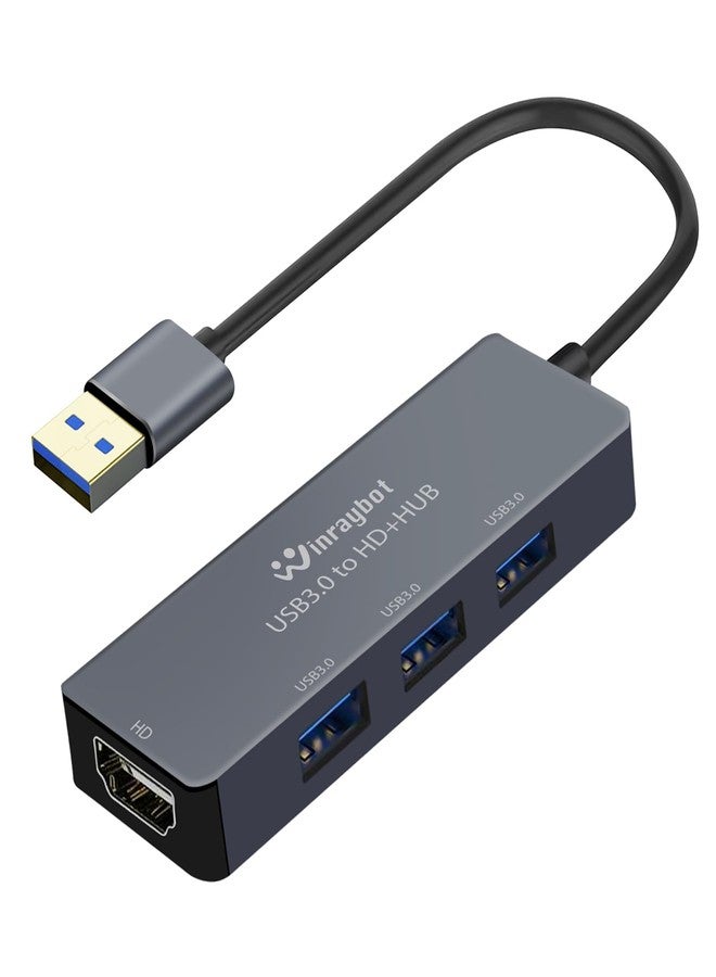 WinRaybot USB HUB with HDMI (USB3.0 to HDMI with 3*USB3.0) - Image 4