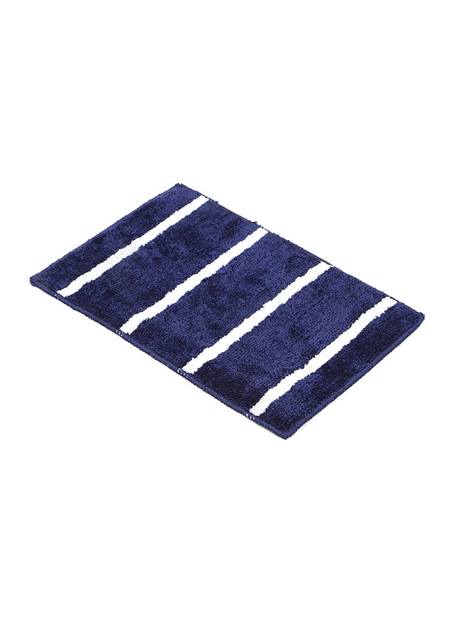Status Contract Anti-Skid Microfiber Water Absorbant/Soaking Washable Doormat for Bathroom/Entrance/Kitchen/Bedside/Door/Living-Room/Prayer Room Bath Mat (Blue),38 X 58 Cm  - Image 2