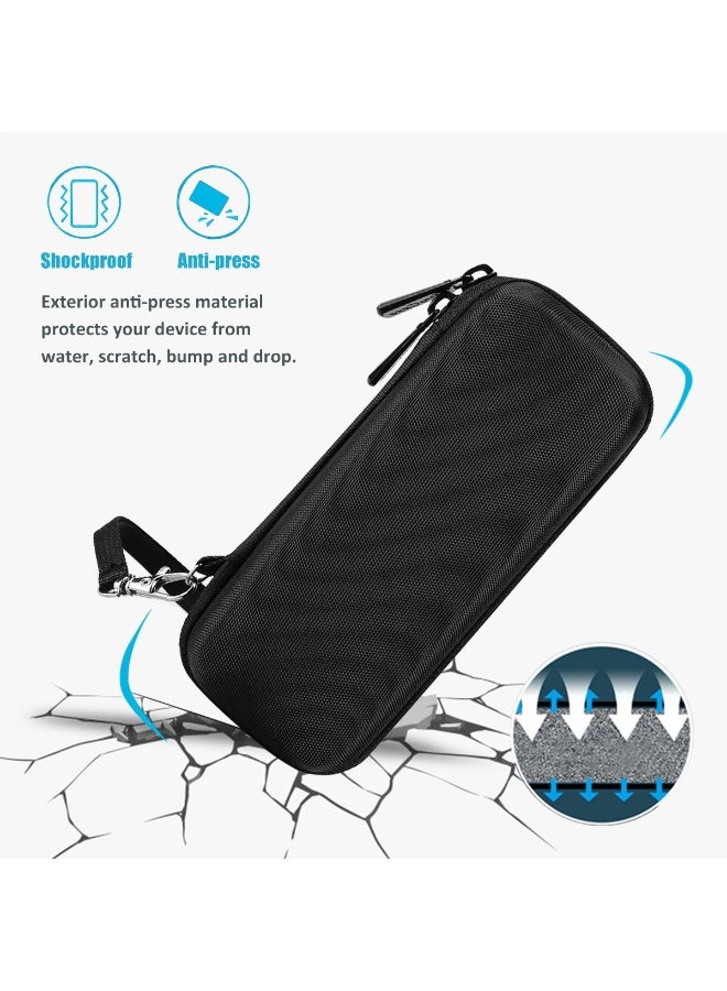 حقيبة صلبة (Hard Case) مخصصة لجهاز حلاقة فيليبس نorelco OneBlade، متوافقة مع طرازات QP2520 و QP2530 و QP2620 و QP2630. تعمل كمنظم سفر عملي (Travel Organizer) وآمنة لحمل ماكينة الحلاقة الكهربائية الهجينة (Hybrid Trimmer and Shaver) وإكسسواراتها. تعتبر هدية مثالية وعملية لعيد الأب. - Image 4