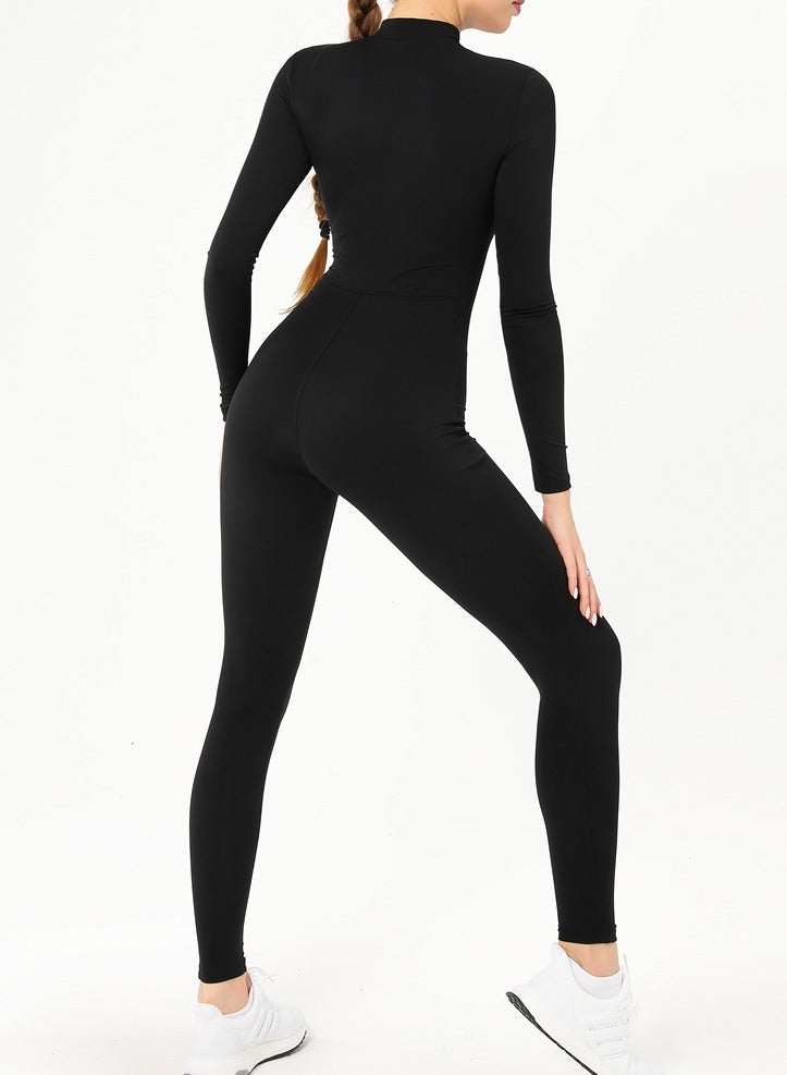 general Zipper Longsleeve Sport Jumpsuits Women - Image 5
