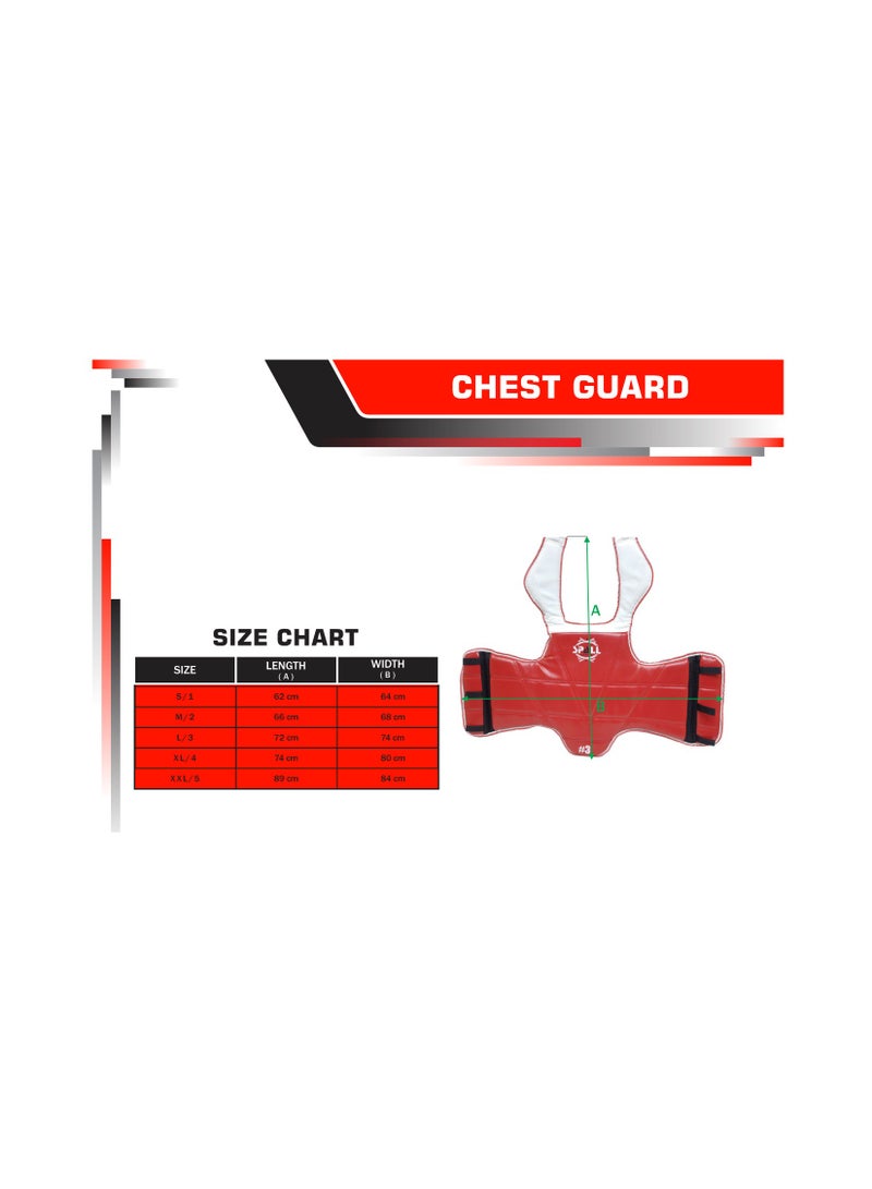 Spall Boxing Chest Guard, Kids & Adult Protector Reversible, Kickboxing MMA Muay Thai Chest Guard, Sparring Training Heavy Punching, Adjustable Shield, Martial Arts Upper Belly Protection Pad, Taekwondo TKD Vest - Image 3