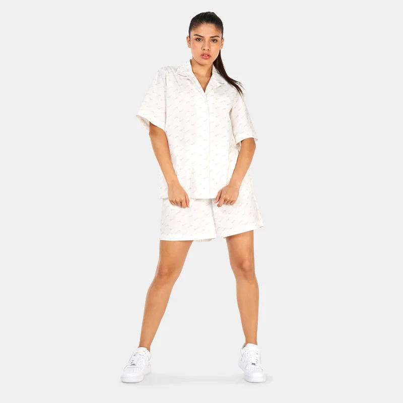 Nike Ivory Women's Sportswear Everyday Woven T-Shirt for Women | Best Price UAE