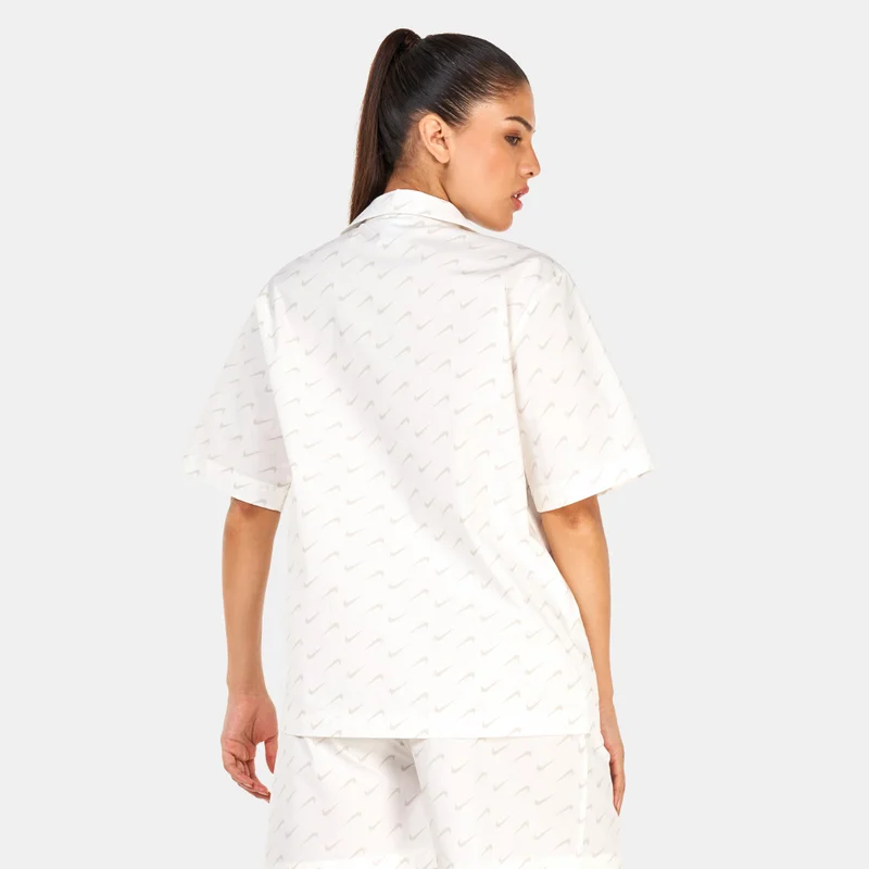 Nike Ivory Women's Sportswear Everyday Woven T-Shirt for Women | Best Price UAE