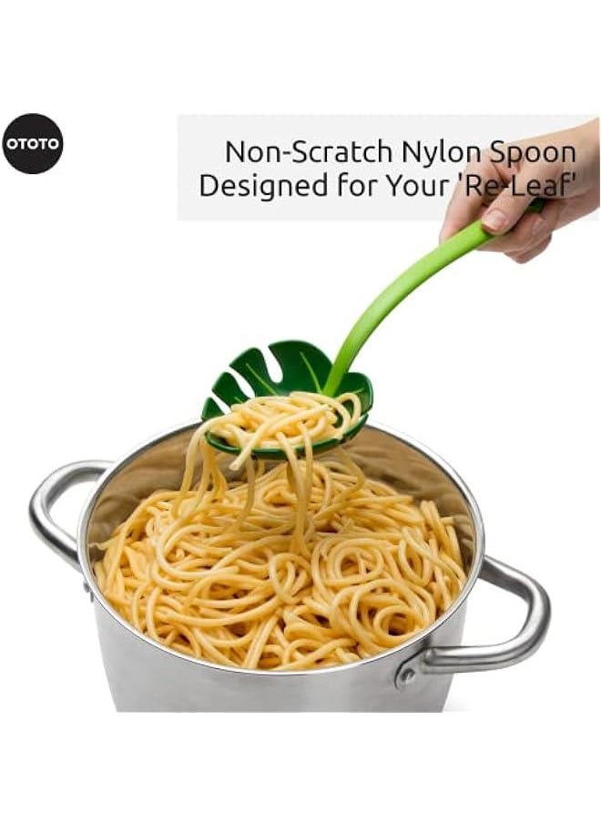 Generic - Jungle Spoon Monstera Ladle - BPA-Free Kitchen Spoon High Heat Resistant Nylon Spoon for Cooking for Nonstick Cookware Kitchen Tools & Utensils, Casserole Spoon - Image 1