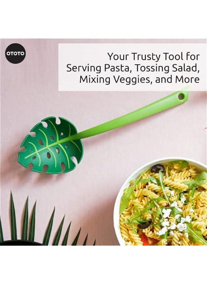 Generic - Jungle Spoon Monstera Ladle - BPA-Free Kitchen Spoon High Heat Resistant Nylon Spoon for Cooking for Nonstick Cookware Kitchen Tools & Utensils, Casserole Spoon - Image 1