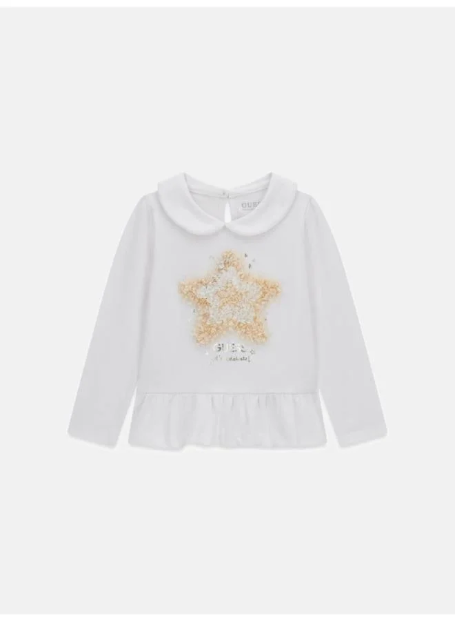 GUESS Kids Slogan Crew neck T-Shirt