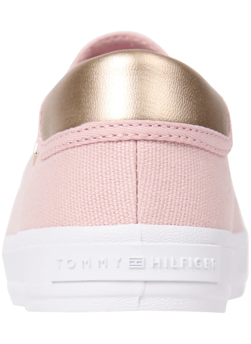 تومي هيلفيغر VULCANISED CANVAS SLIP ON TRAINERS