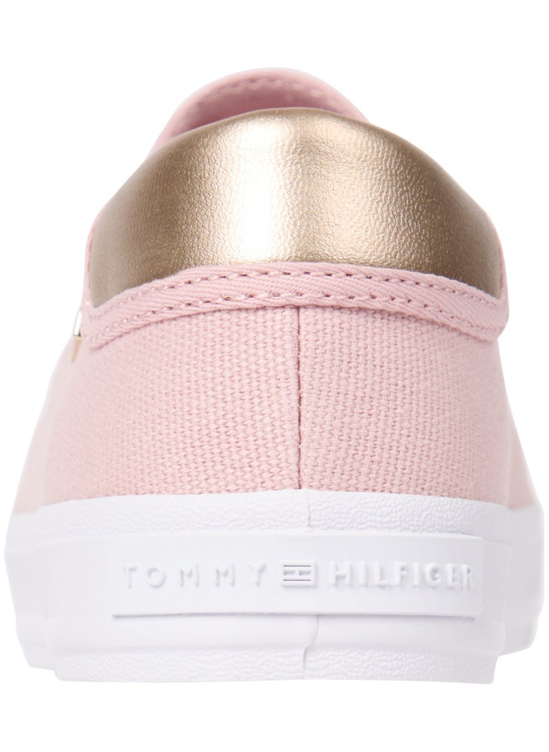 TOMMY HILFIGER VULCANISED CANVAS SLIP ON TRAINERS  - Image 5