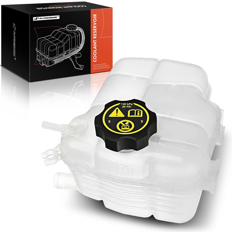 APremium Coolant Recovery Overflow Reservoir Tank with Cap Compatible with Chevrolet Cruze 1016 Orlando 1214 Buick Cascada 1618 Verano 1217 14 16 18 20 24 Replace 13505353 13393368