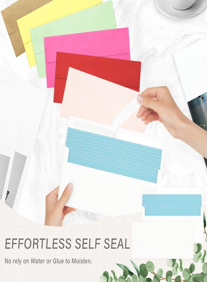 QIKSION 50 Pack #10 Business Envelopes, Self Seal Standard White Envelopes for Secure Business & Legal Mailing, Office, Checks, Letter, Invoices, 4 1/8 x 9 1/2 Inches - Image 5