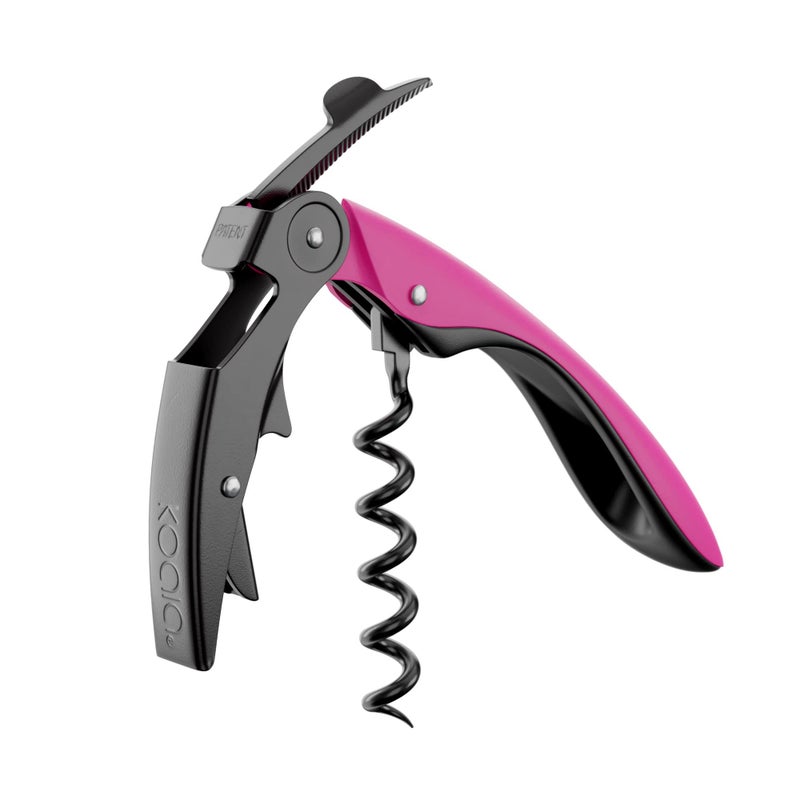 Koala Spain High Tech TwoStroke Corkscrew Patented Automatic Tab Pink