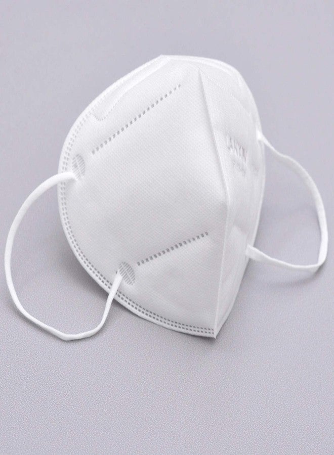 Bildos Non-Woven Fabric Reuseable N95 Face Mask (White, Without Valve, Pack of 10) for Unisex - Image 4