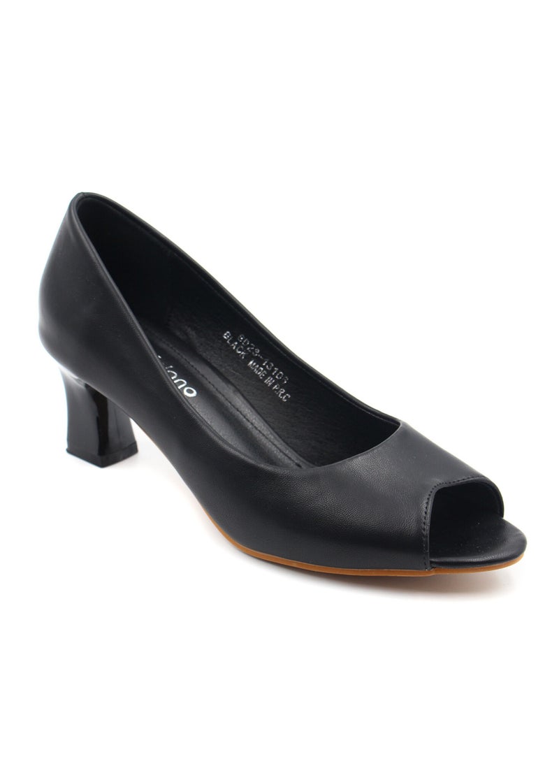 SD.Felano - Women's Low Heels Pumps Office Shoes, Pointed Toe, Comfortable, Casual Slip-On Heels for Girls and Ladies - Image 1