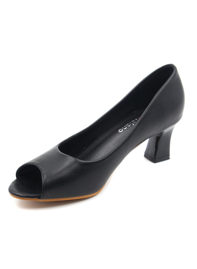 SD.Felano - Women's Low Heels Pumps Office Shoes, Pointed Toe, Comfortable, Casual Slip-On Heels for Girls and Ladies - Image 1
