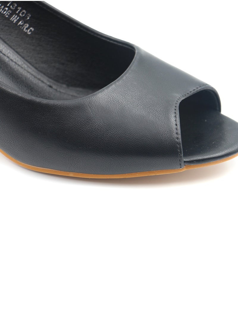 SD.Felano - Women's Low Heels Pumps Office Shoes, Pointed Toe, Comfortable, Casual Slip-On Heels for Girls and Ladies - Image 1
