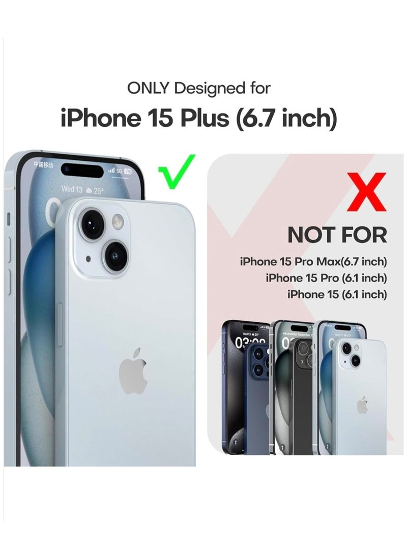 Generic - iPhone 15 Plus Case Clear Magsafe Ultra Thin Cover Anti-Yellowing Magnetic Cases with Screen Protector and Camera Lens Protector, Full Coverage Set for Apple iPhone 15 Plus 6.7 inch - Image 1