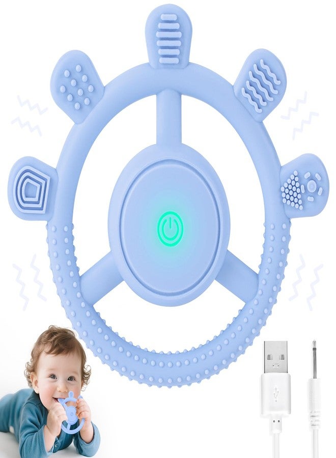 Joyreal Vibrating Teether for Baby, Sensory Chew Toys for Autistic Children & Teething Toys for Babies 6-18 Months, USB Chargeable & 3X Vibration Settings. Toddler Travel Essential, Autism Sensory Products - Image 1