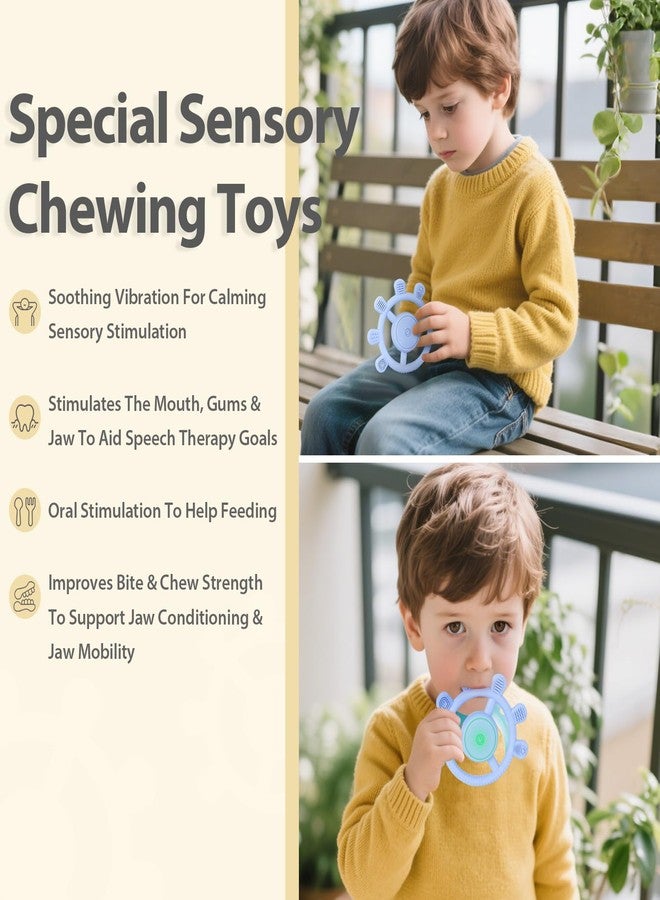 Joyreal Vibrating Teether for Baby, Sensory Chew Toys for Autistic Children & Teething Toys for Babies 6-18 Months, USB Chargeable & 3X Vibration Settings. Toddler Travel Essential, Autism Sensory Products - Image 3
