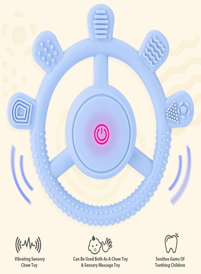 Joyreal Vibrating Teether for Baby, Sensory Chew Toys for Autistic Children & Teething Toys for Babies 6-18 Months, USB Chargeable & 3X Vibration Settings. Toddler Travel Essential, Autism Sensory Products - Image 2