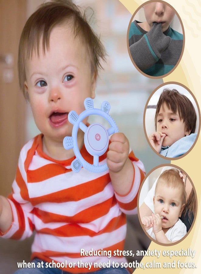 Joyreal Vibrating Teether for Baby, Sensory Chew Toys for Autistic Children & Teething Toys for Babies 6-18 Months, USB Chargeable & 3X Vibration Settings. Toddler Travel Essential, Autism Sensory Products - Image 5