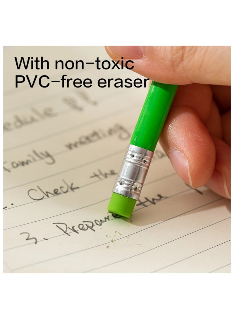 Deli 12 قطعة قلم رصاص جرافيت HB مع طرف ممحاة - Image 4