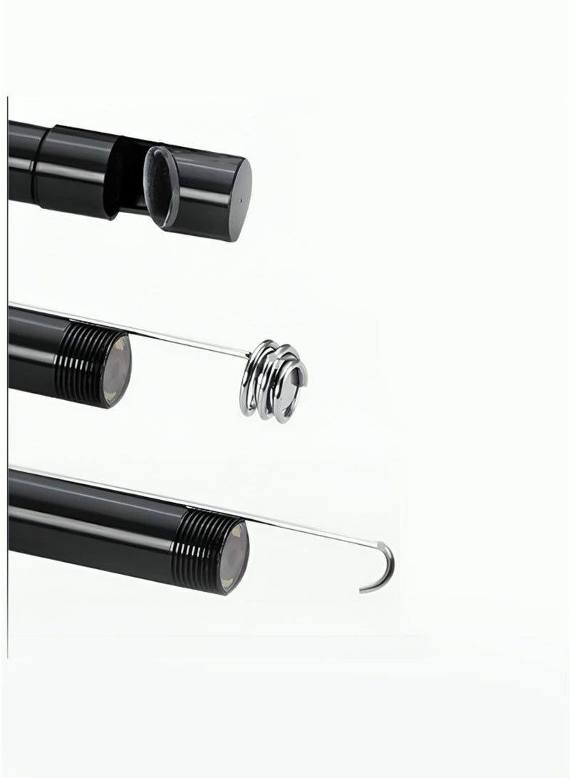 Generic 7mm Lens Size, 5 Meters Wire Mini Endoscope Camera for Android USB Borescopes Waterproof Led Lighting Inspection Camera with Free C-Type Connector - Image 2