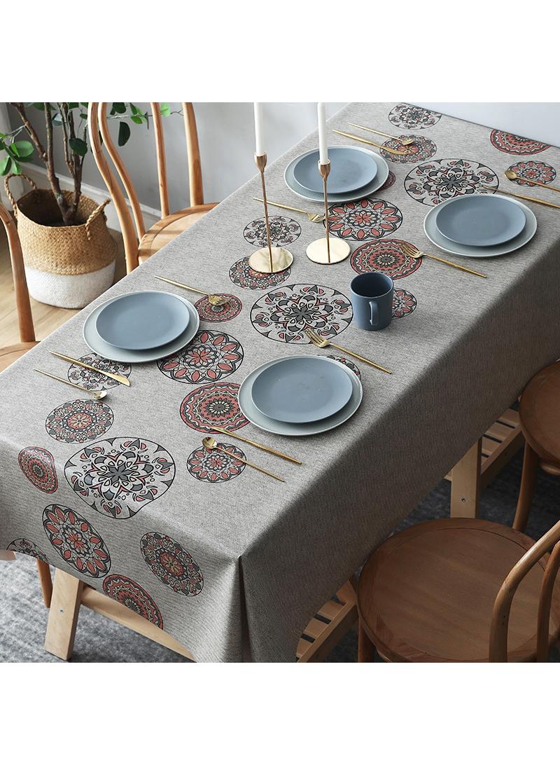 140*200cm Waterproof, oil resistant, and washable PVC table mat, hotel tablecloth, coffee table cloth, wear-resistant dining tablecloth