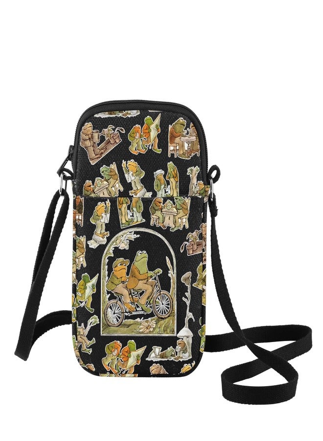 G2TUP Funny Frog Crossbody Bag Cartoon Movie Lover Gift Toad Character Shoulder Bag Frogs Movie Merchandise (Frog a T-ad Bl Cb) - Image 1