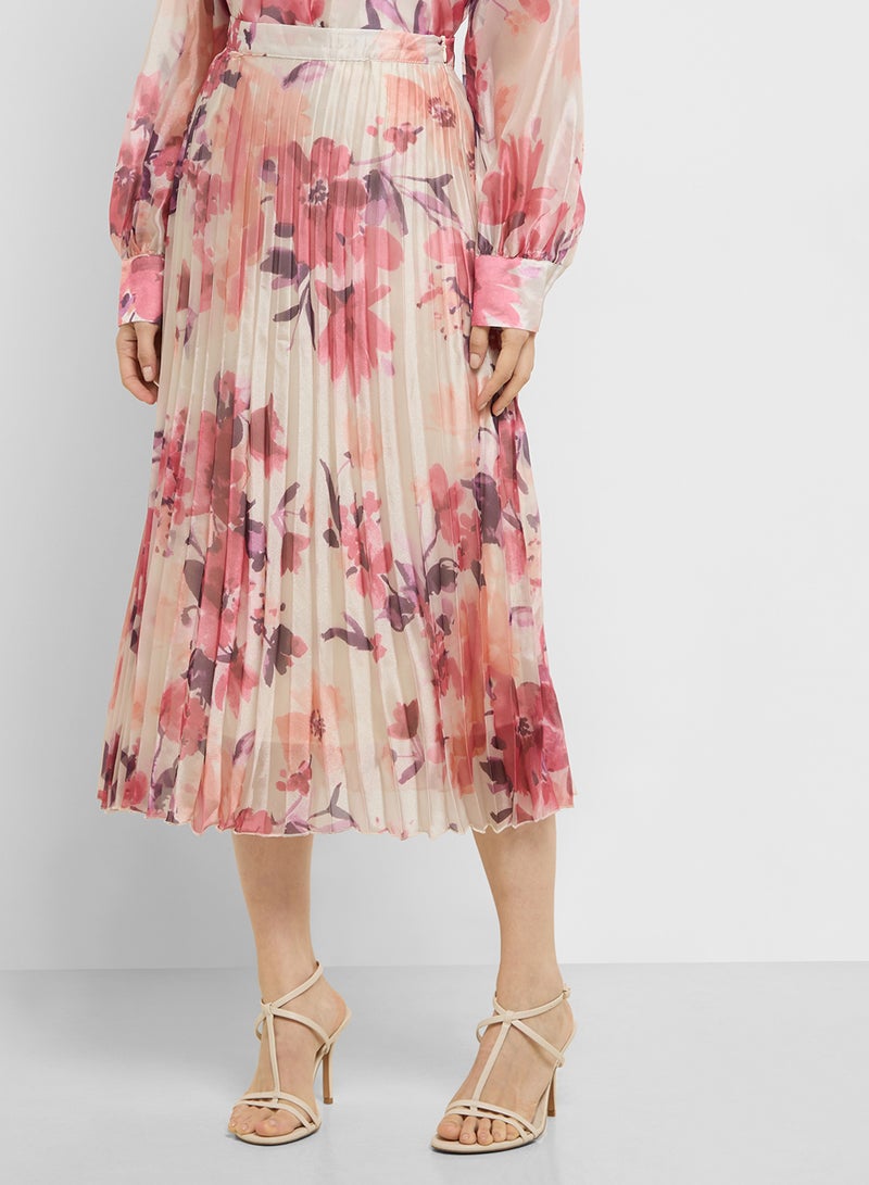 ELLA Printed Shirt & Skirt Set - Image 4