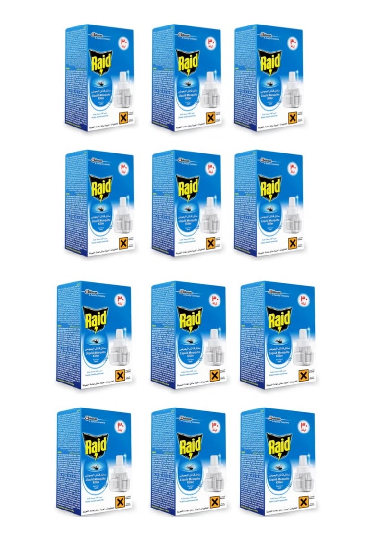 ريد عبوة إعادة تعبئة سائل قاتل البعوض مكونة من 12 قطعة - Image 1