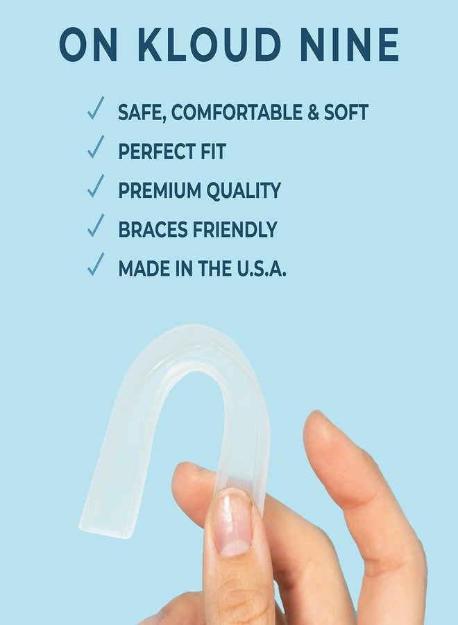 CUSTMBITE Kloud Night Guard for Clenching and Grinding, Custom Fit, 2-Pack, Clear - Image 2