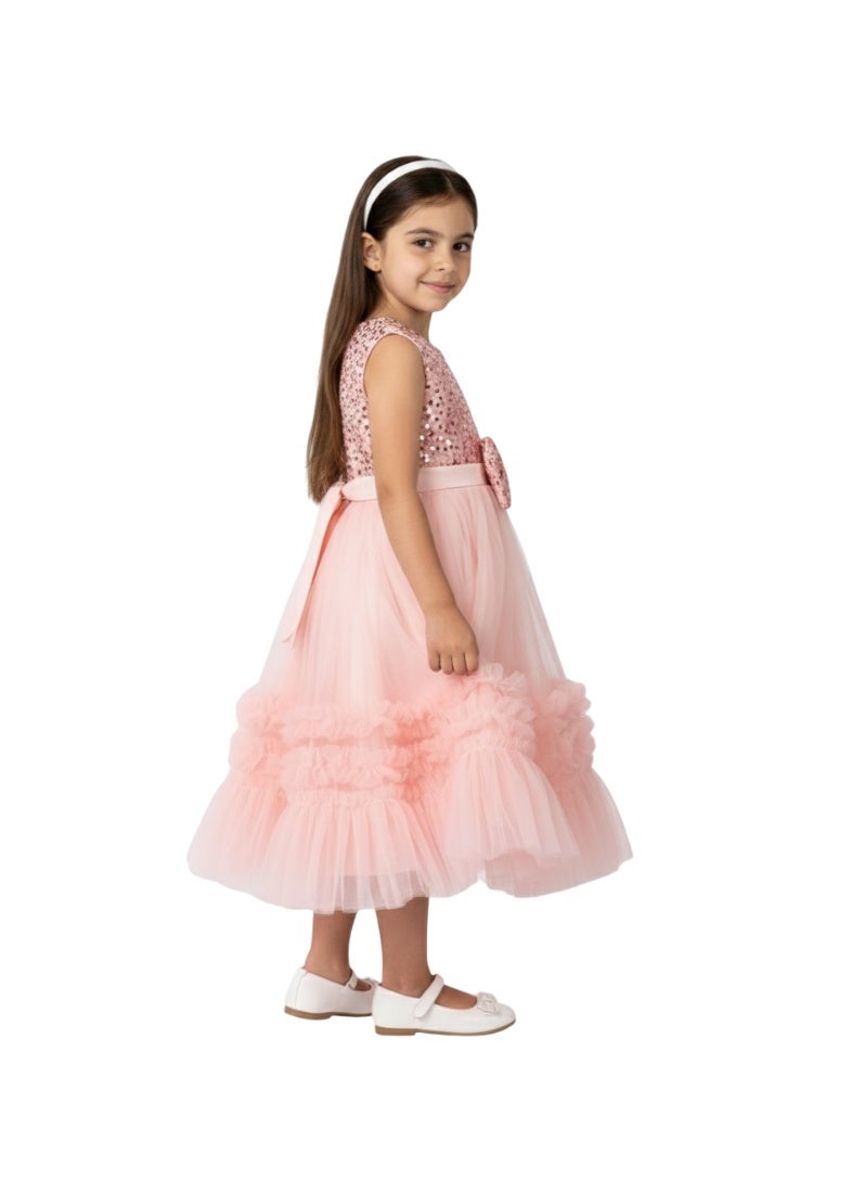 D'Daniela Flared Tutu Dress - Pink - Image 4
