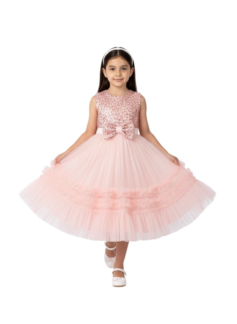 D'Daniela Flared Tutu Dress - Pink - Image 3