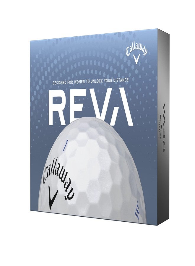 Callaway REVA Golf Balls (one dozen) (2023 Version, White) - Image 1