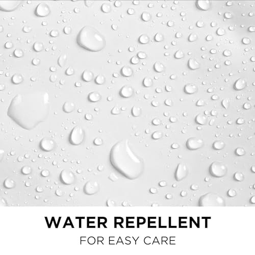 Hookless It's A Snap! Polyester Fabric Snap-in Replacement Shower Curtain Liner with Magnets Curtain with Sheer Window, 70" x 54", Water-Repellent, Easy Install, White - Image 5